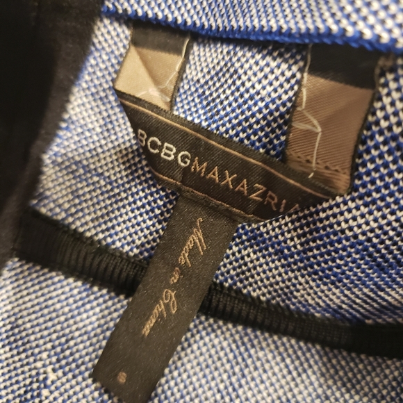 BCBG MAXAZRIA🔥CAROLINA GEOMETRIC-JACQUARD DRESS / BODYCON / FIT & FLARE - Picture 4 of 5
